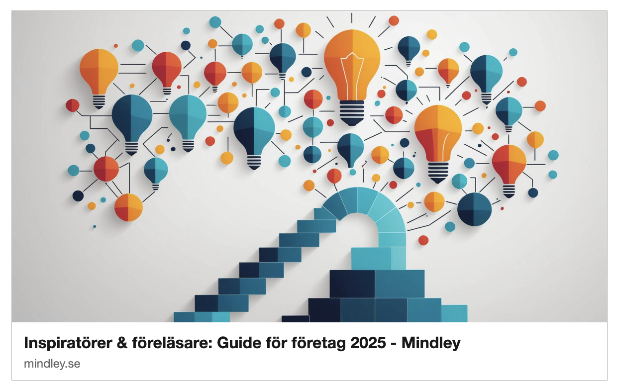 Inspirerande föreläsare 2025